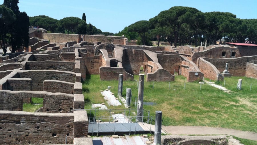Ruins in Ostia