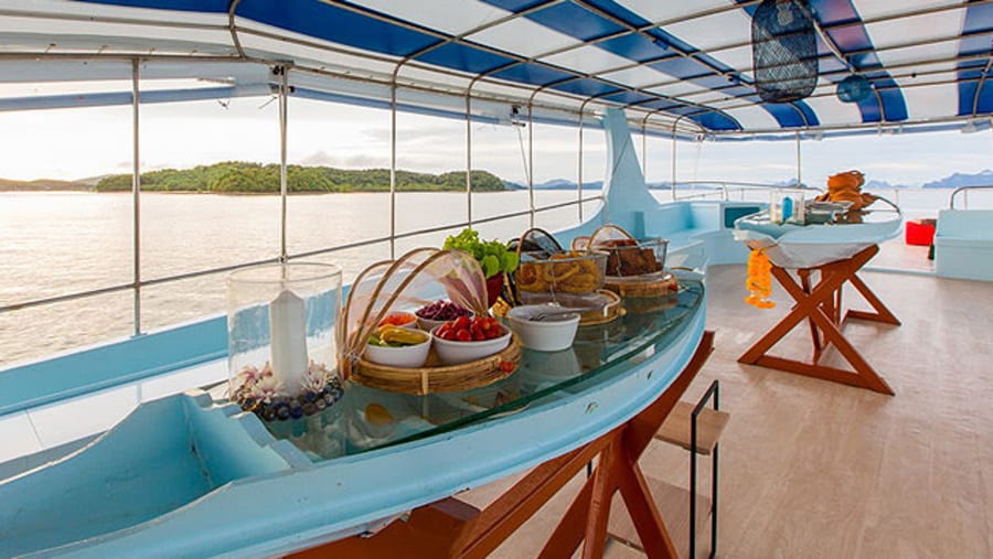 Lunch on board