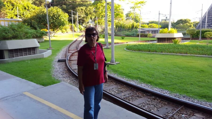 Santa Teresa trolley station