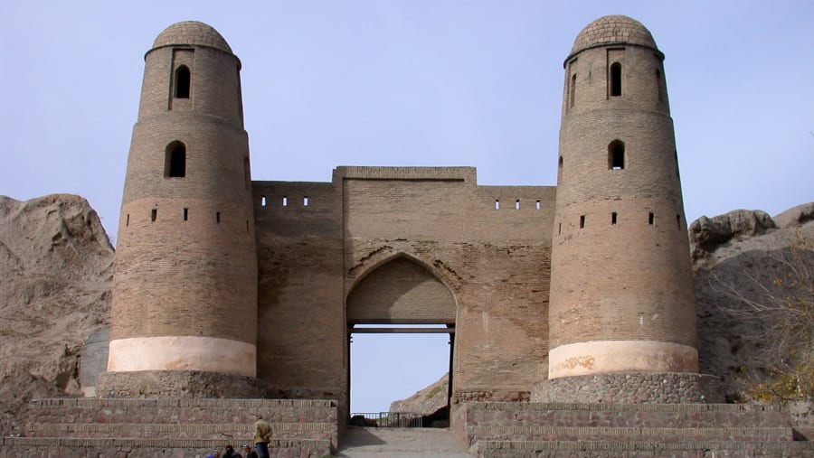 Entrance of Hissar Fortress
