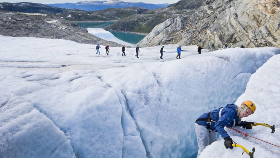 Blue Ice Hiking in Norway