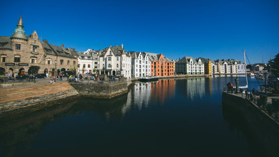 The Art Nouveau Town, Alesund, Norway