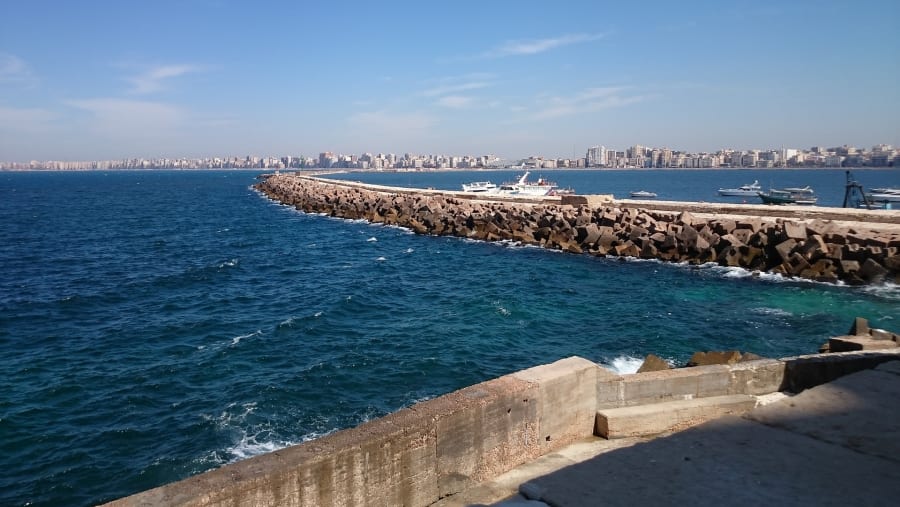 Mediterranean Sea, Alexandria, Egypt