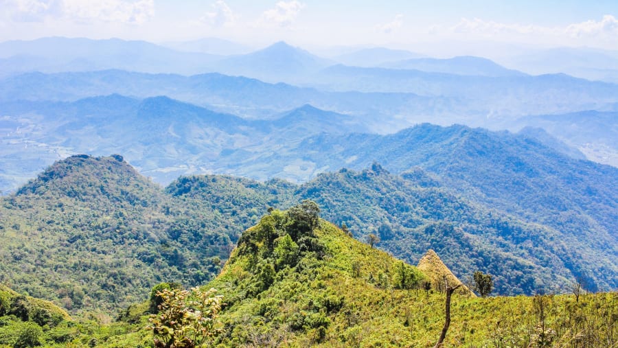 Scenic View of the Mountains