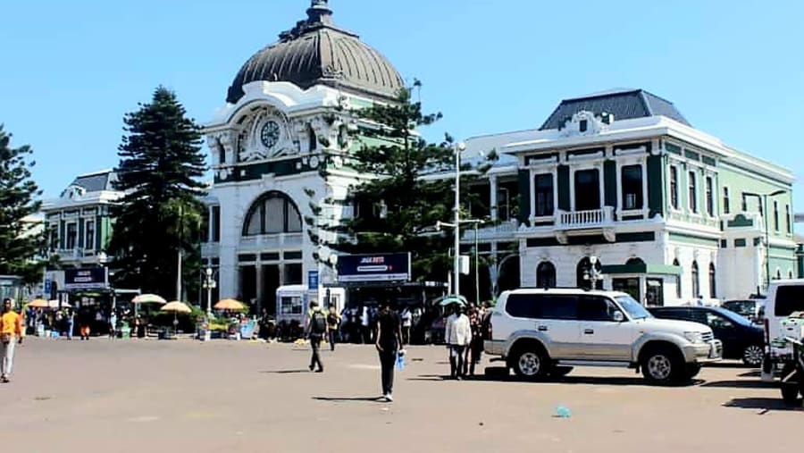 The railway station of Mozambique