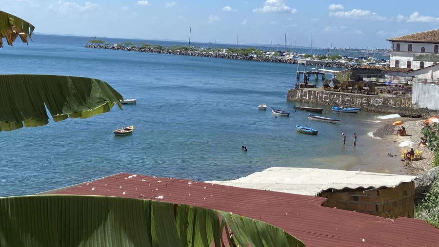 View from restaurant