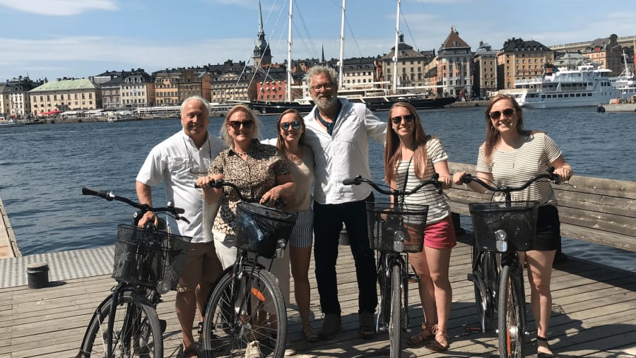 Bike through Stockholm