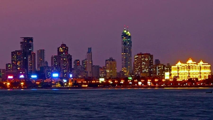 See Mumbai Skyline at Night