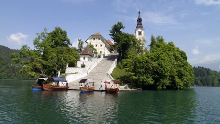 Bled Island ferry point