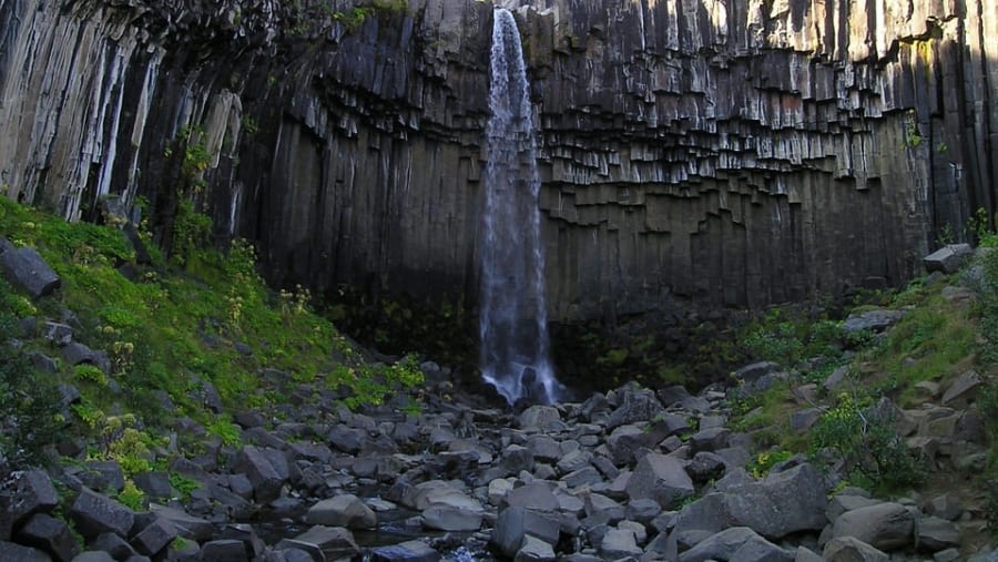 A small waterfall, Iceland