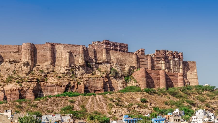Mehrangarh Fort View from Jee Ri Haveli Hotel