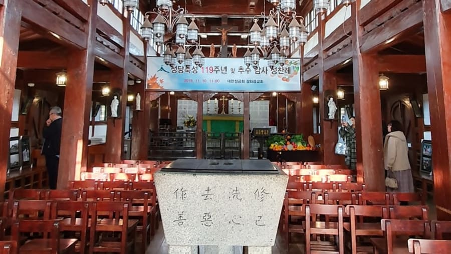 Interior of Ganghwa Anglican Church