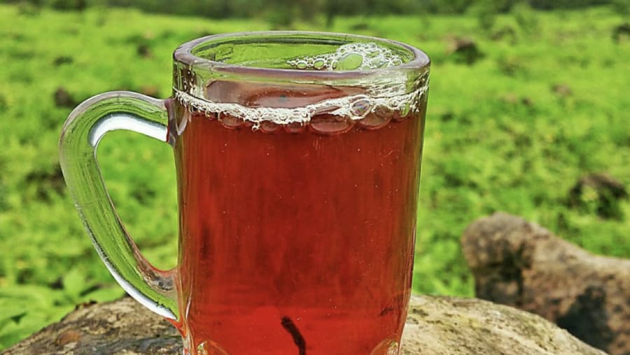 sit down and enjoy a drink