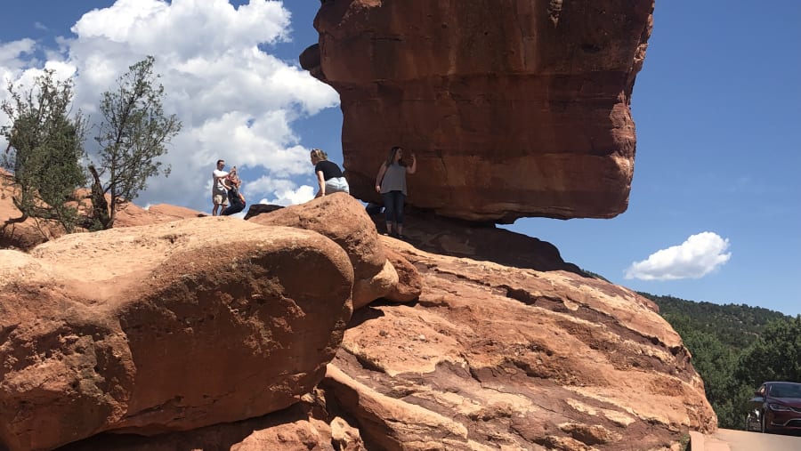 Rock climbing