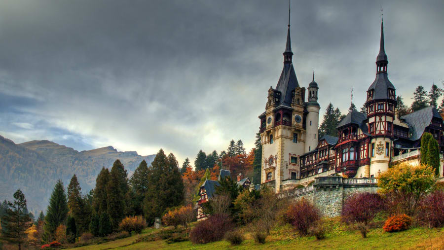 Visit the magnificent Peles Castle in Romania