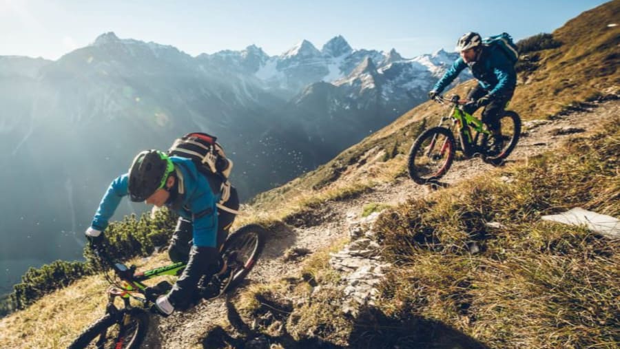 Mountain biking