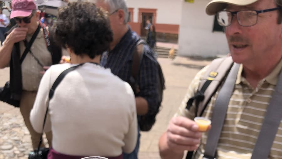 Indigenous drink tasting