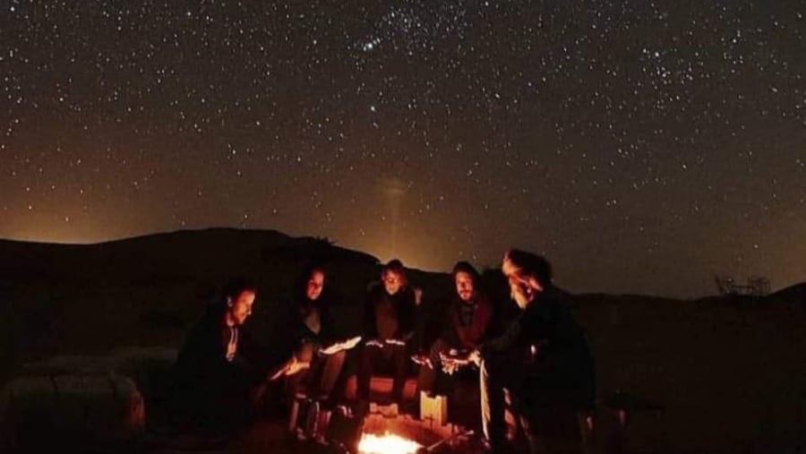 Enjoy a Starry Sky and Bonfire
