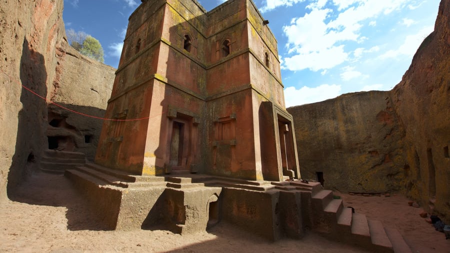 Monolithic church in Lalibela