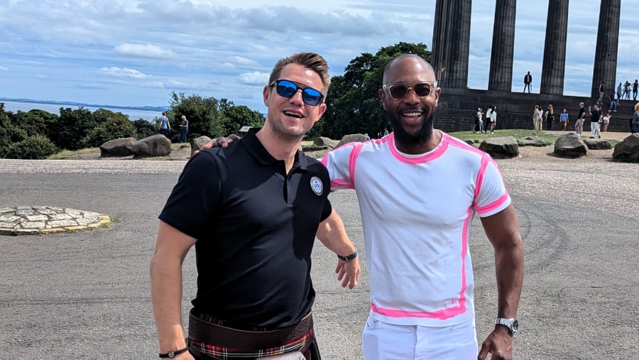 Edinburgh in a Black Cab