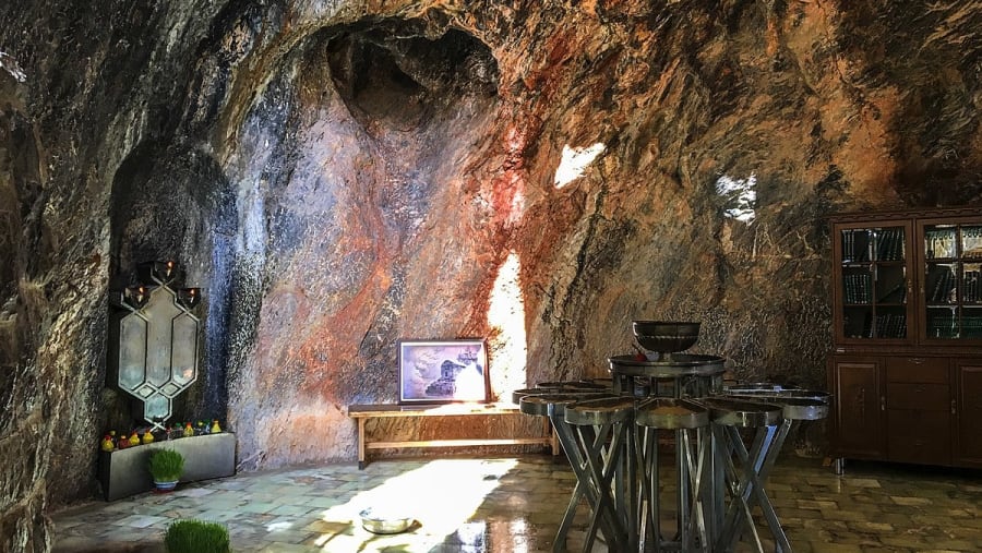 Inside view of Chak Chak village