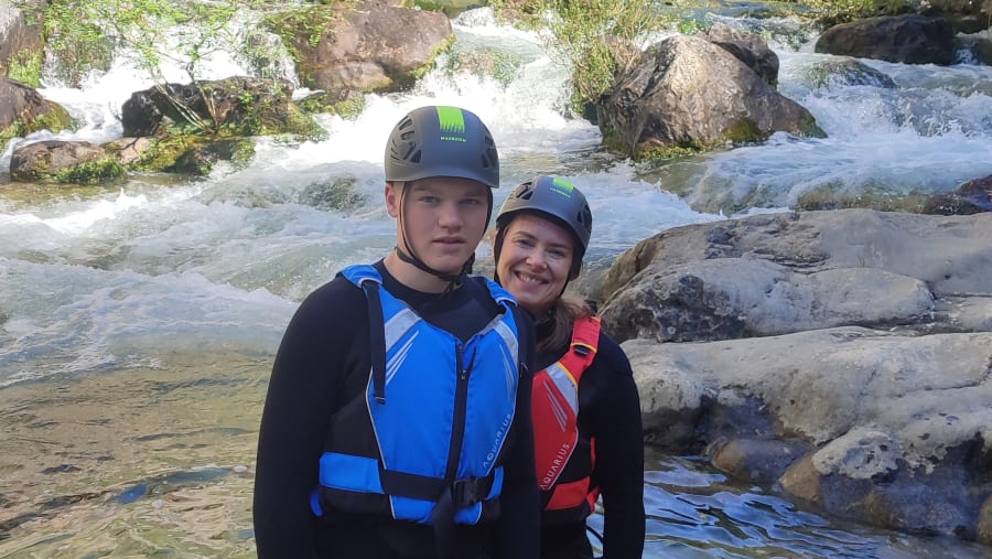 Canyoning on the Cetina River