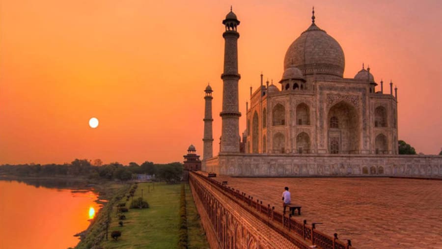 Taj Mahal In Agra, India