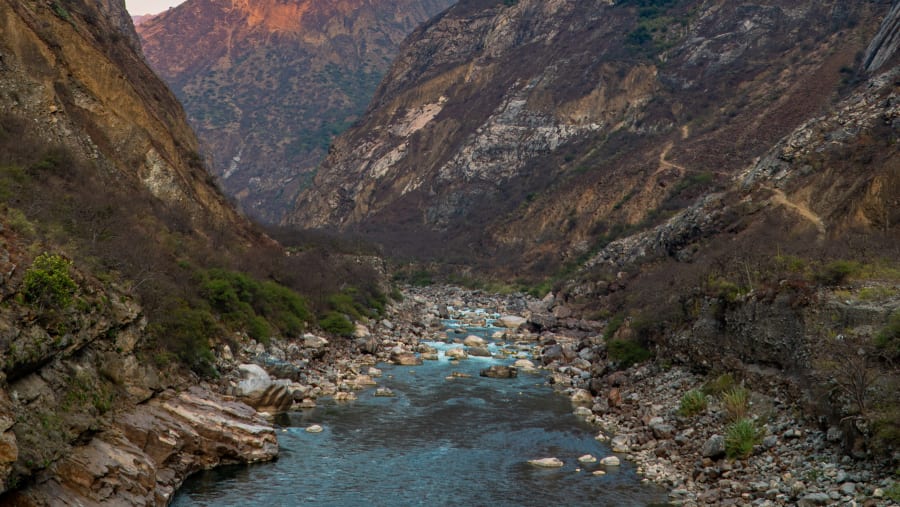 Apurimac Valley in the Peruvian Andes