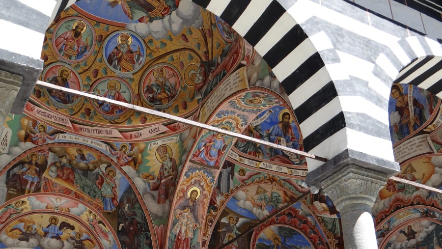 Ancient Fresco style painting