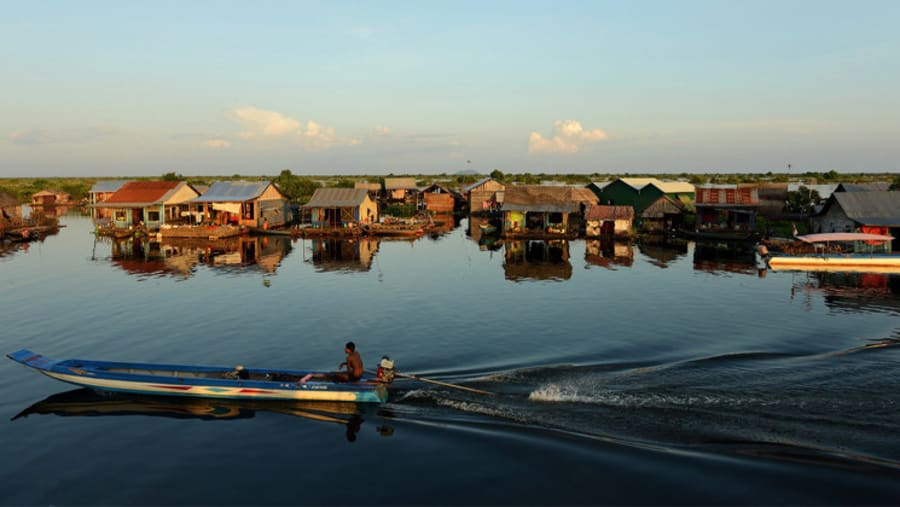 Floating village of Kampong Phluk
