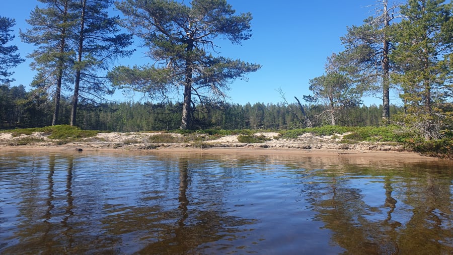 Lake in Posio, Finland