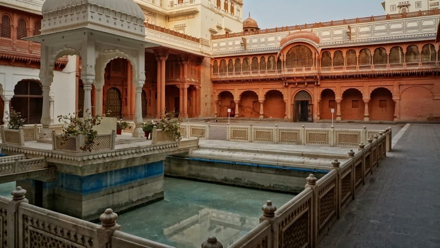 Inside Part of Junagarh Fort in Bikaner
