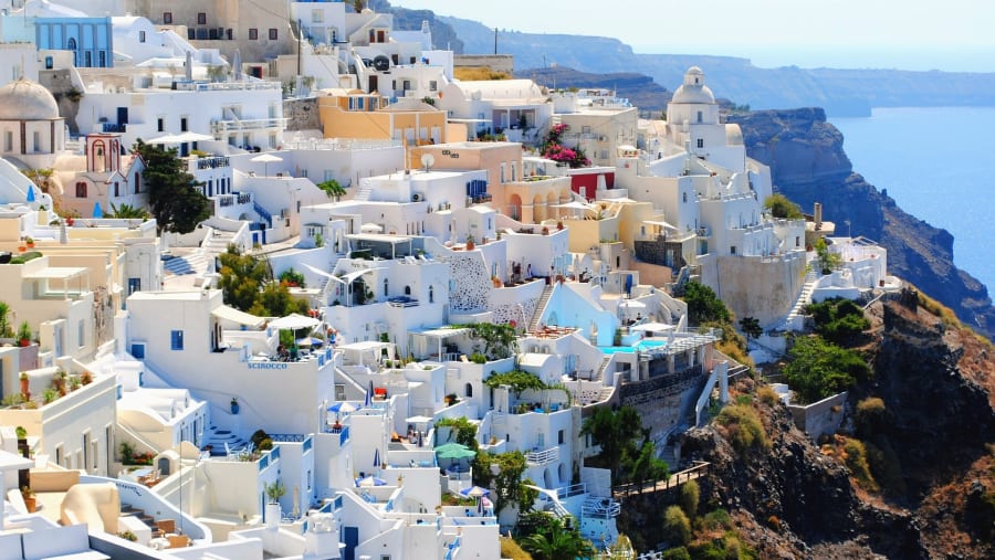 Behold a Stunning View of Santorini