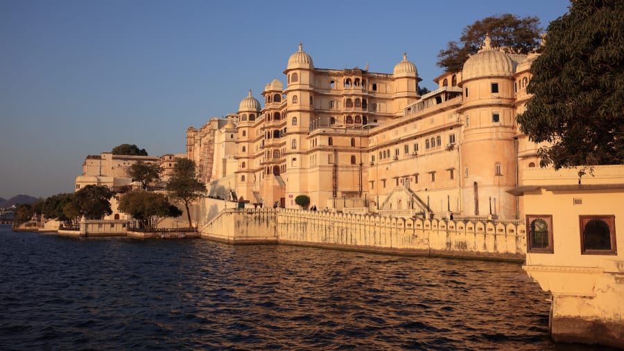 City Palace with Lake Side