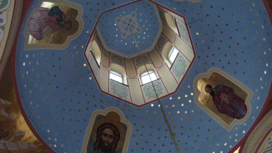 Inside The Curchi Monastery