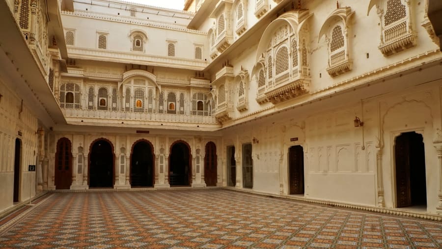 Inside Part of Junagarh Fort in Bikaner