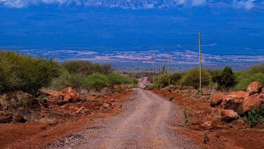 Witness the scenic Mount Kilimanjaro