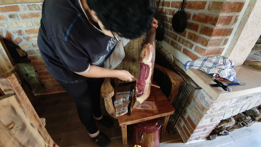 Preparing the meat
