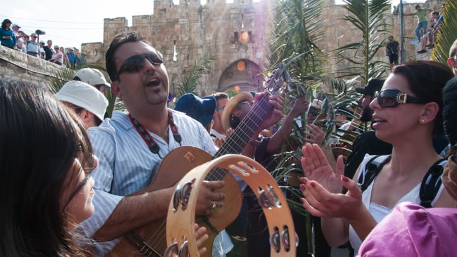Palm Sunday procession
