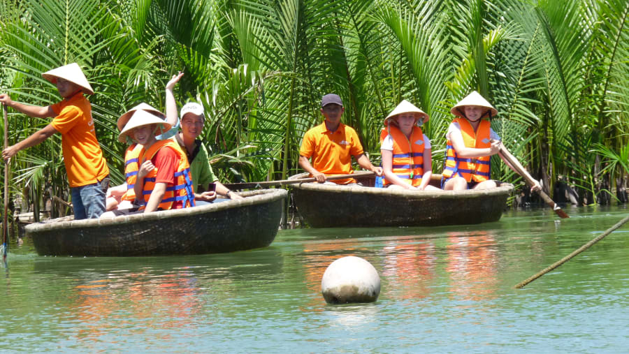 Boating in Hoi An, Vietnam