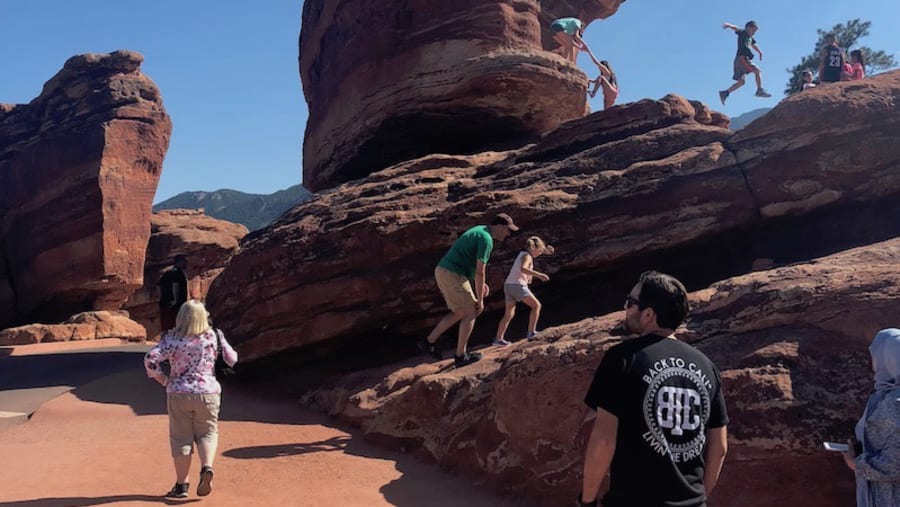 Rock climbing