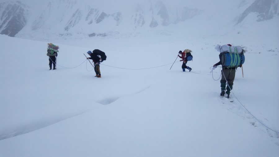 Snow lake trek.