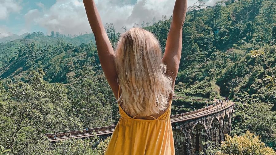 Lush green forest of Sri Lanks