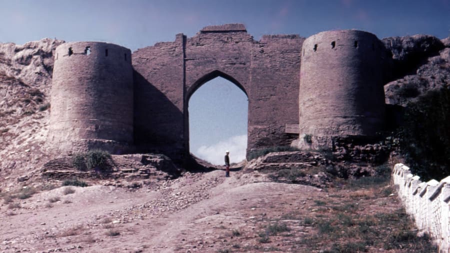 Vintage picture of Hissar Fortress