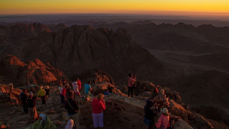 Sunrise from Mount Sinai