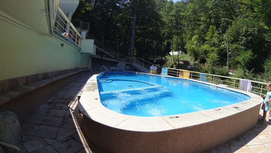 The Outdoor Pool at the Spa