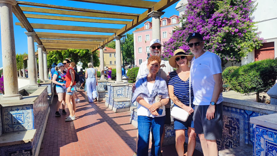 Happy Tourists