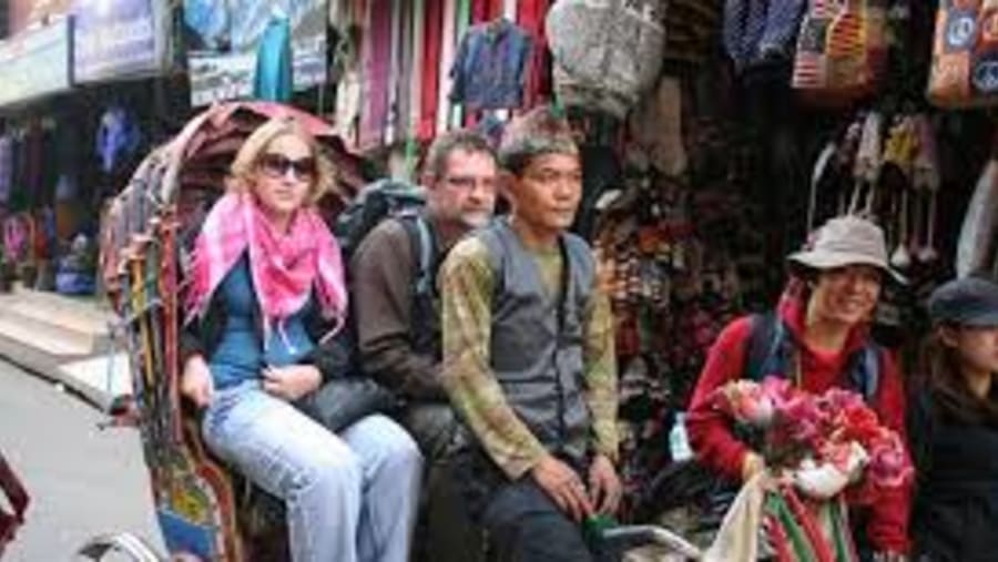 Rickshaw Tour in Kathmandu