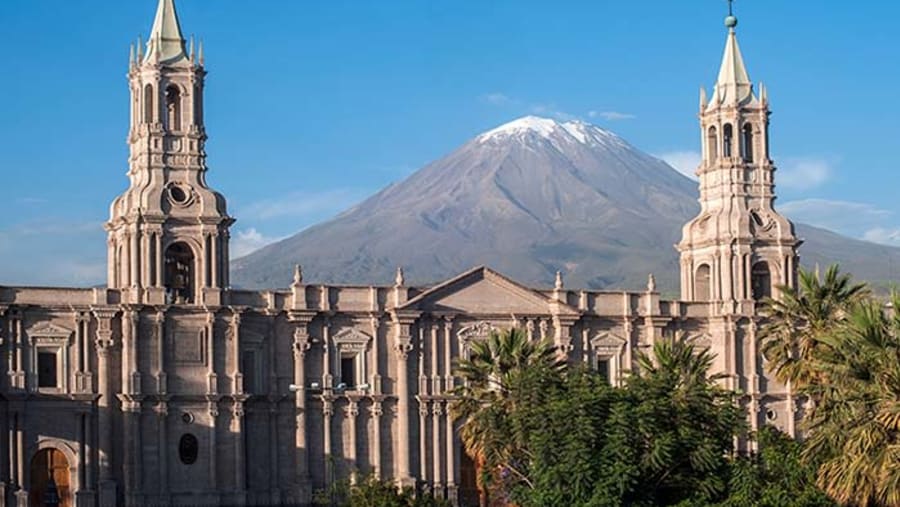 Basilica Cathedral of Arequipa, Peru