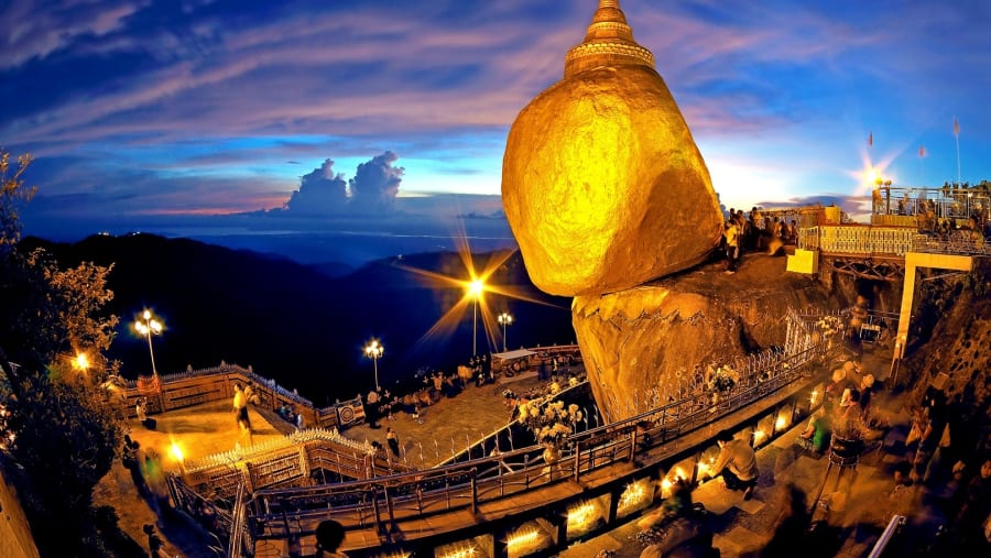 Golden Rock Pagoda